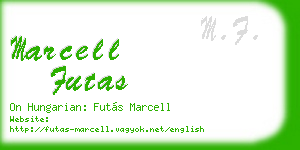 marcell futas business card