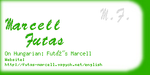 marcell futas business card